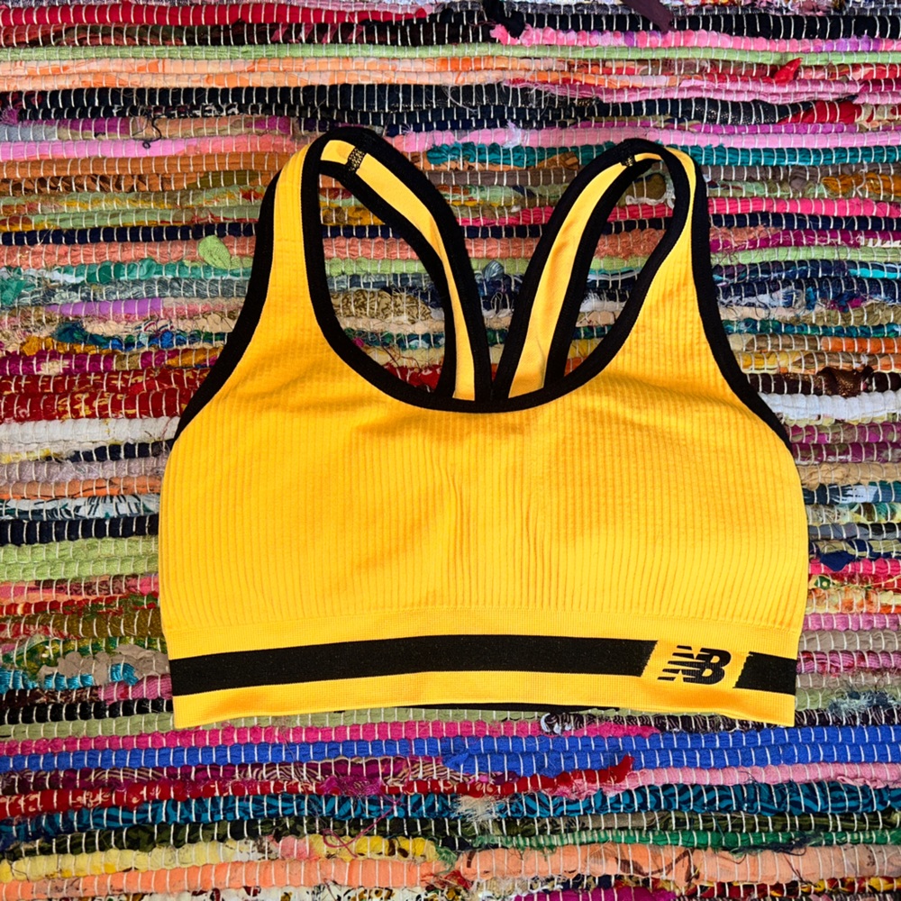 New Balance Orange Sports Bra